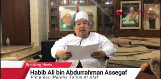 Jelang 22 Mei, Habib Ali Imbau Rakyat Jaga Persatuan dan Kesatuan Bangsa