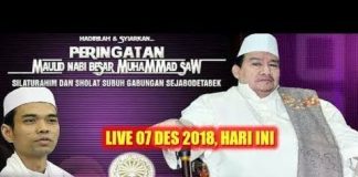 USTAZD ABDUL SOMAD,LC, MA – MAULID NABI MUHAMMAD SAW MAJELIS TALIM AL-AFAF – TEBET