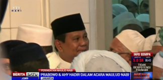 Prabowo dan AHY Hadiri Acara Peringatan Maulid Nabi