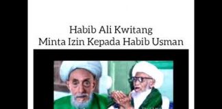 Habib Ali kwitang minta izin kepada habib Usman